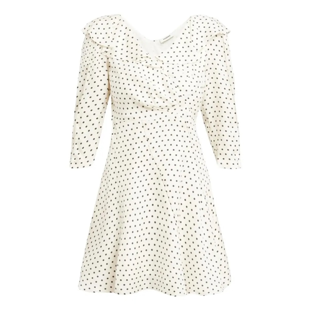 Sandro Pepite Polka Dot Fit & Flare Dress Sz 36/4